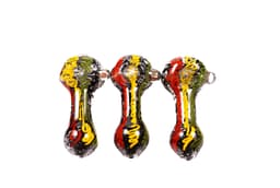 H69- 6" Rasta Heavy Hand Pipe (Pack of 3) (Unit Cost $9.99)