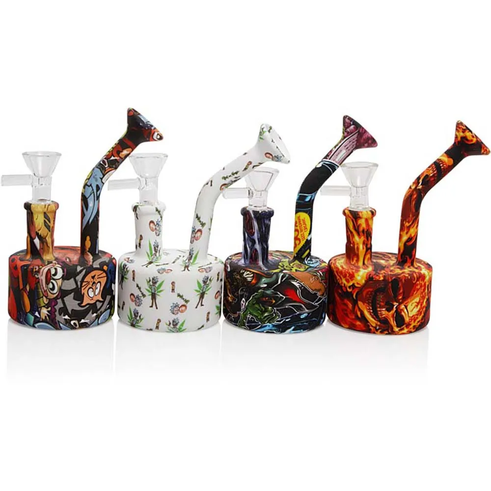 SWP12 - 4" Mini Silicone Waterpipe Rig