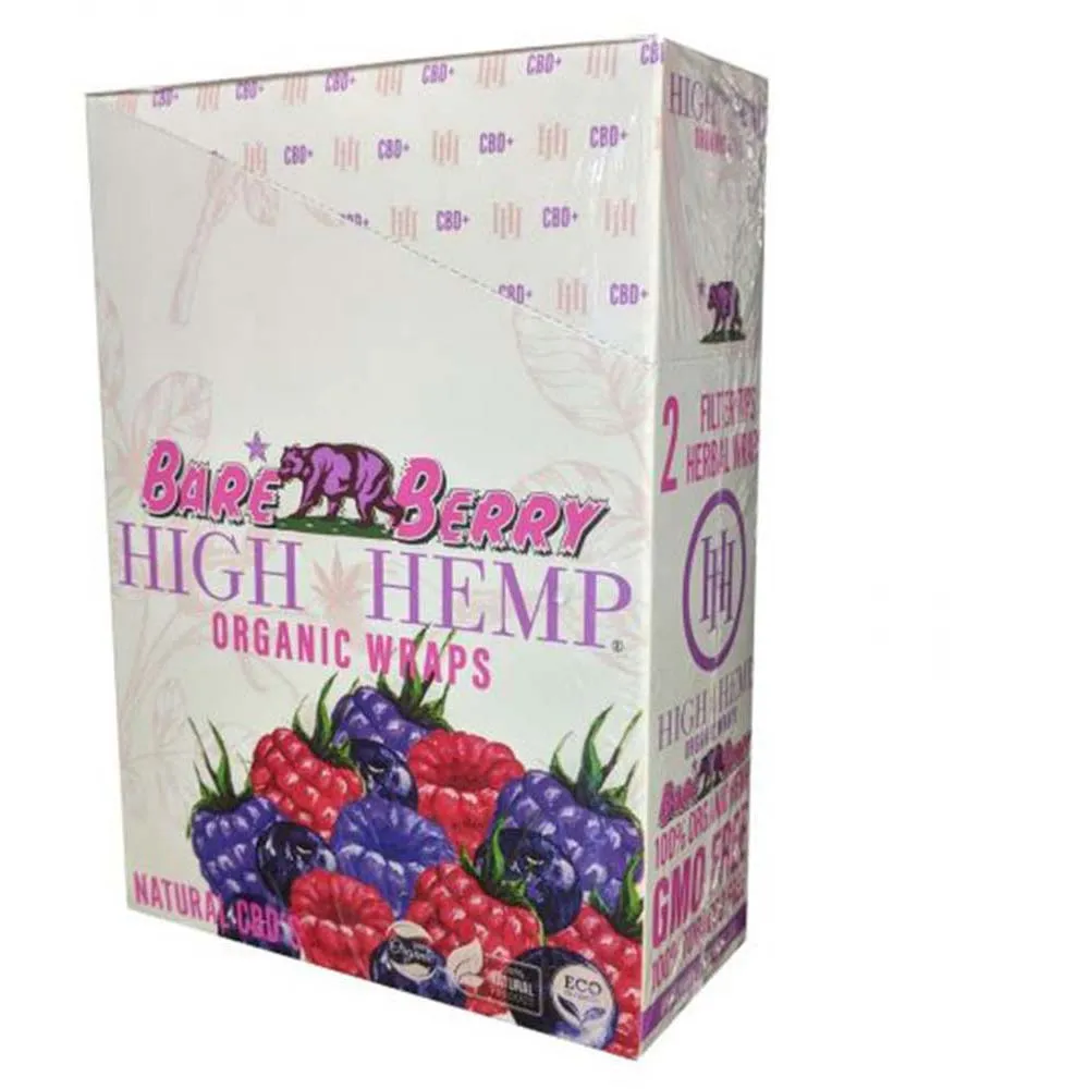 High Hemp Organic Wraps - Bare Berry
