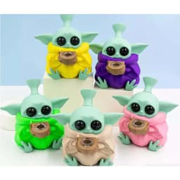 SHP12 - Baby Yoda Silicone Pipe