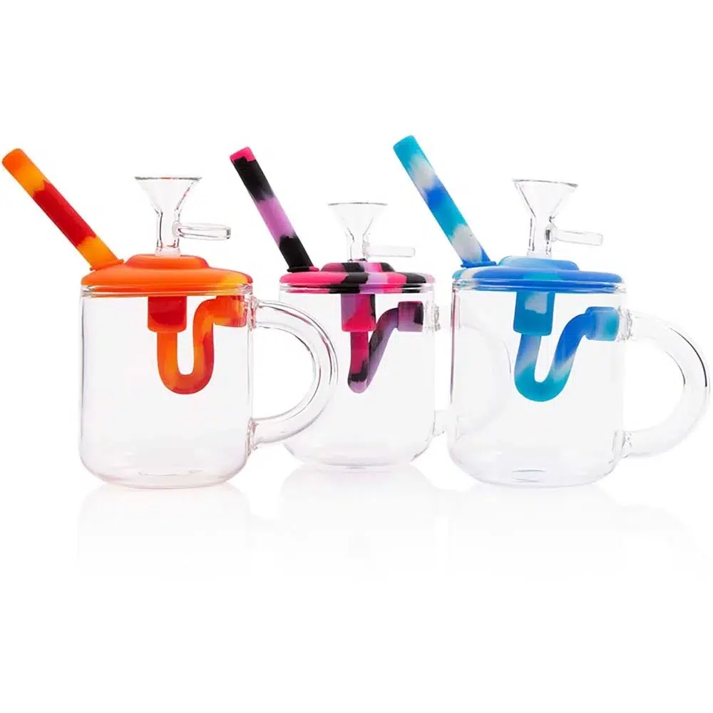 SWP74- Coffee Cup Silicone Water Pipe