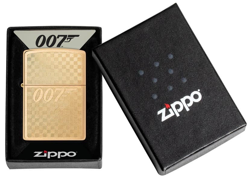 Zippo Lighter 46298 Bond 007 Gun Logo