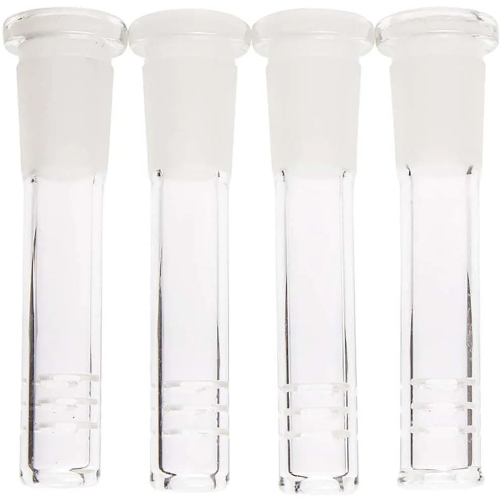 DS6 - 3" Clear Downstem 14MM - 18MM (Pack of 10) (Unit Cost $0.99)