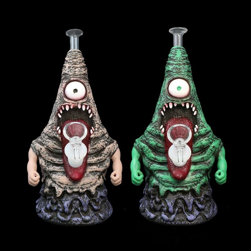 (01116) SHP53 Silicon Hand Pipe Monster One Eye (H407)