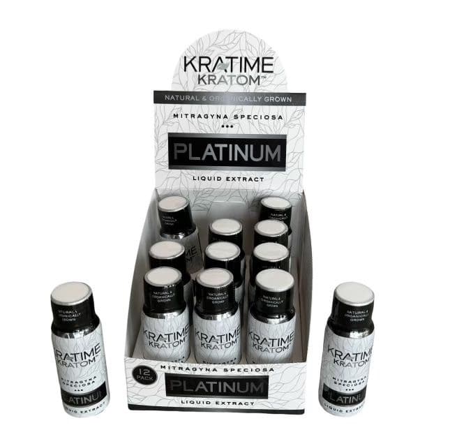 Kratime Kratom Platinum Liquid Extract (12 Pack)