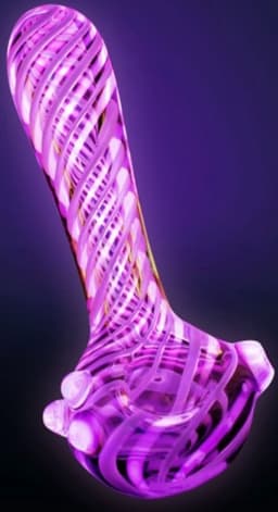 TXH13 — Toxic 4″ UV Swirl Hand Pipe (Pack of 4)