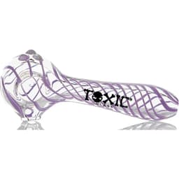 TXH13 — Toxic 4″ UV Swirl Hand Pipe (Pack of 4)