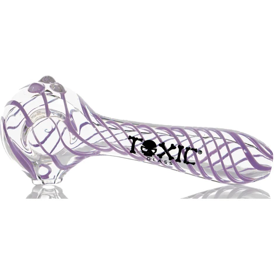 TXH13 — Toxic 4″ UV Swirl Hand Pipe (Pack of 4) alternate view