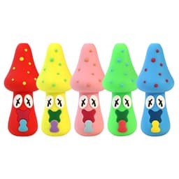 (01100) SHP41 Silicon Hand Pipe Mushroom Mix Colors (Pack of 20)