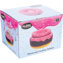 5in Moroccan Ceramic Ashtray - Pink Donut (A282)