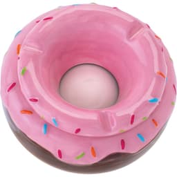 5in Moroccan Ceramic Ashtray - Pink Donut (A282)