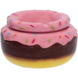 5in Moroccan Ceramic Ashtray - Pink Donut (A282)