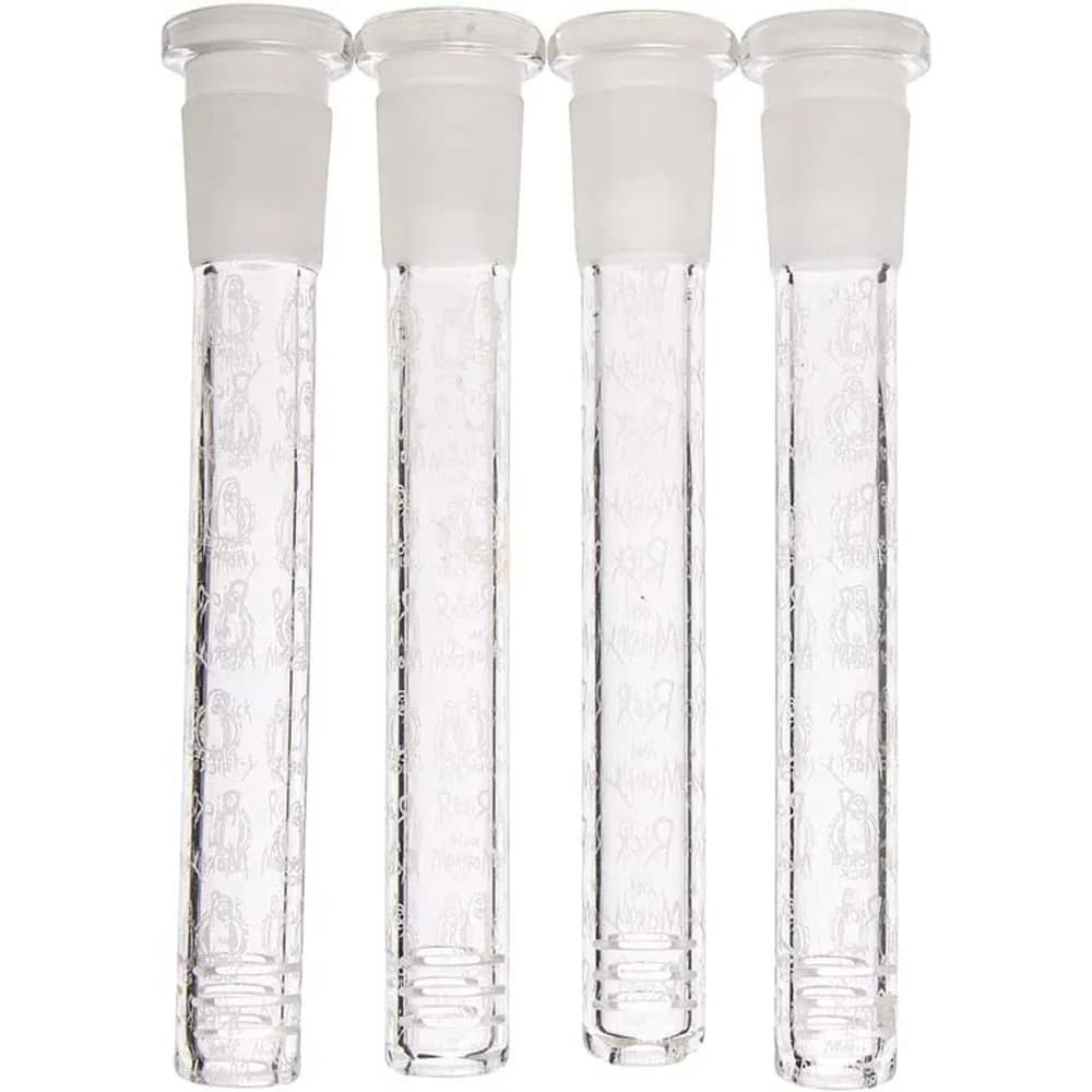 DS24 - 4.5" Pickle Rick Design Downstem 18MM-14MM (Pack of 5) (Unit Cost $2.99)