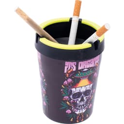 EX37 12ct. Leaf &amp; Skull Glow In Dark Car Ashtray