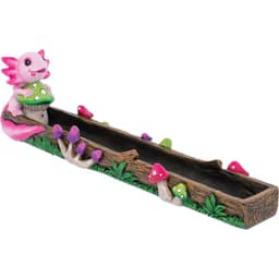 10.5in Pink Axolotl Mushroom Incense Burner (IB214)