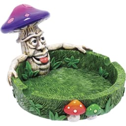 3.5in Stoned Mushroom Polystone Ashtray (LT224)
