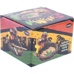 5.7in Jamaican Chilling on Stump Ashtray (LT247)