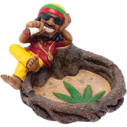5.7in Jamaican Chilling on Stump Ashtray (LT247)