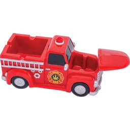 9in Red 420 Light-Up Firetruck Ashtray &amp; Stash (LT250)