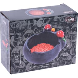 Black Skull Pink Brain &amp; Mushroom Eyes Ashtray (LT252)