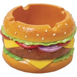Donut &amp; Hamburger Polystone Ashtrays (4CT) (LT403)