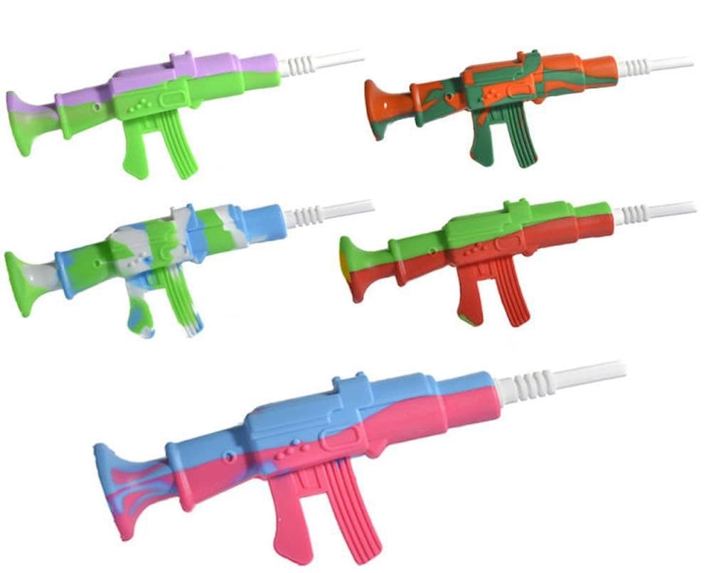 AK47 Silicon Nectar Collector With Ceramic Tip (Pack of 3) (04310)