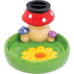 5.5in StashTray - Mushroom &amp; Flowers (STJ5)
