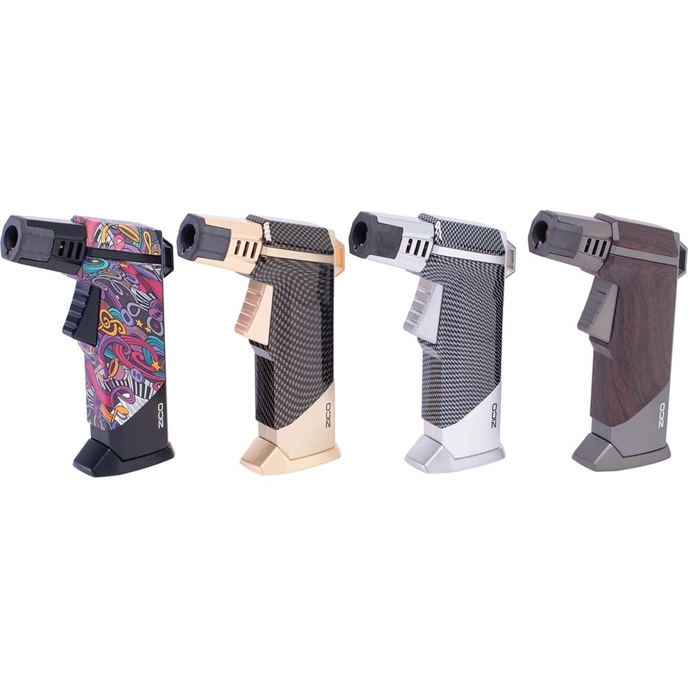 ZD111  6ct Zico Single Jet Torch with Print alternate view