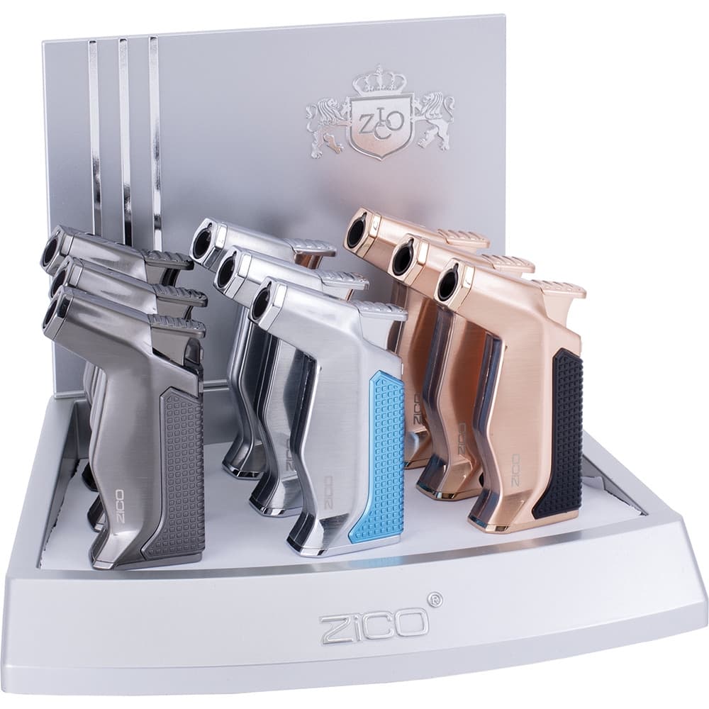 ZD79  9ct. Zico Single Torch Flame Lighter alternate view