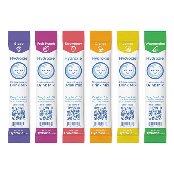 Hydroxie 15mg 7-OH  Drink Mix (6 flavor per pack) (15ct per flavor)