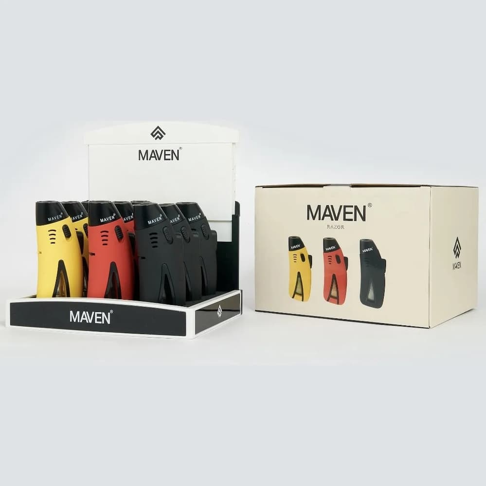 Maven Razor Torch Display of 9