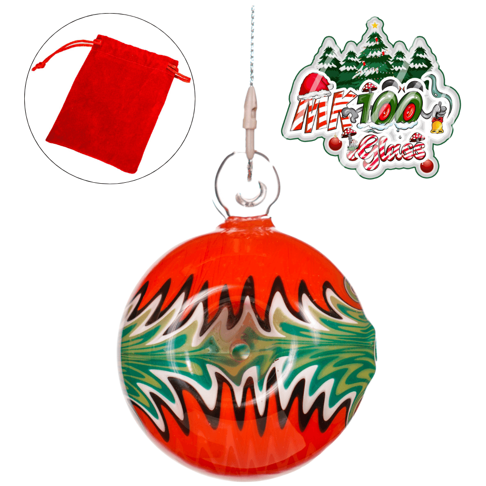 MKH29 MK100 Christmas Ornaments Hand Pipe (Red)