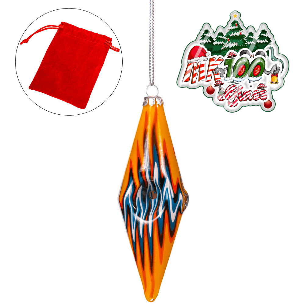 MKH28 MK100 Christmas Ornaments Hand Pipe (Yellow)