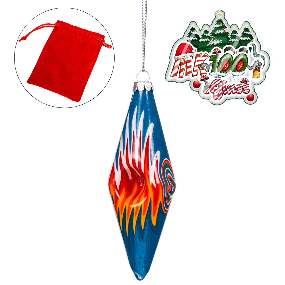 MKH28 MK100 Christmas Ornaments Hand Pipe (Blue)