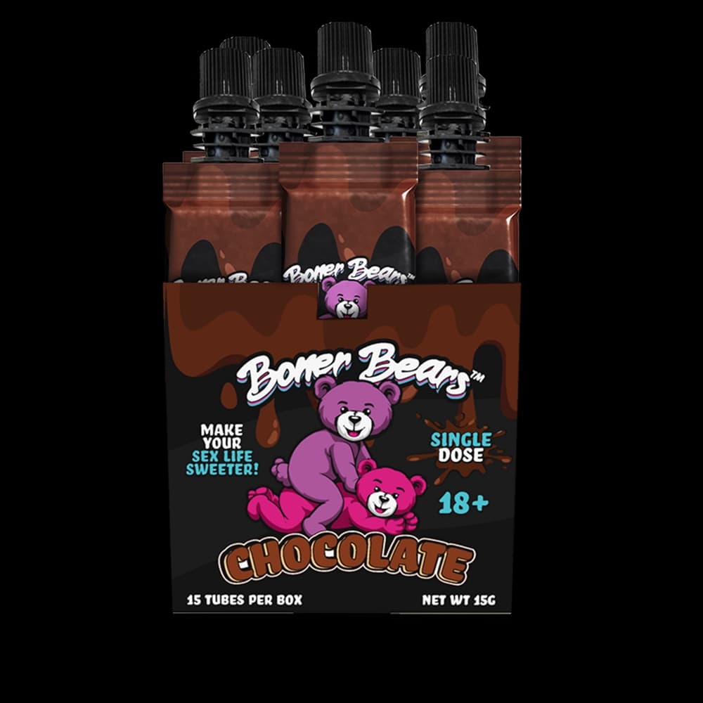 Boner Bears Chocolate 15 Tubes Per Box