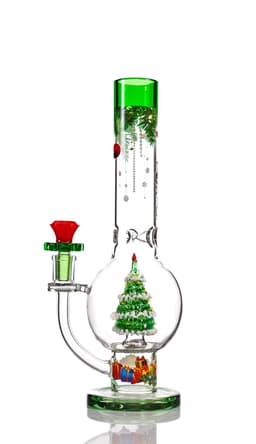 TX96 Toxic 12" Christmas Tree Water Pipe