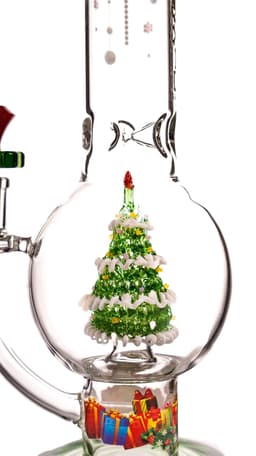 TX96 Toxic 12" Christmas Tree Water Pipe
