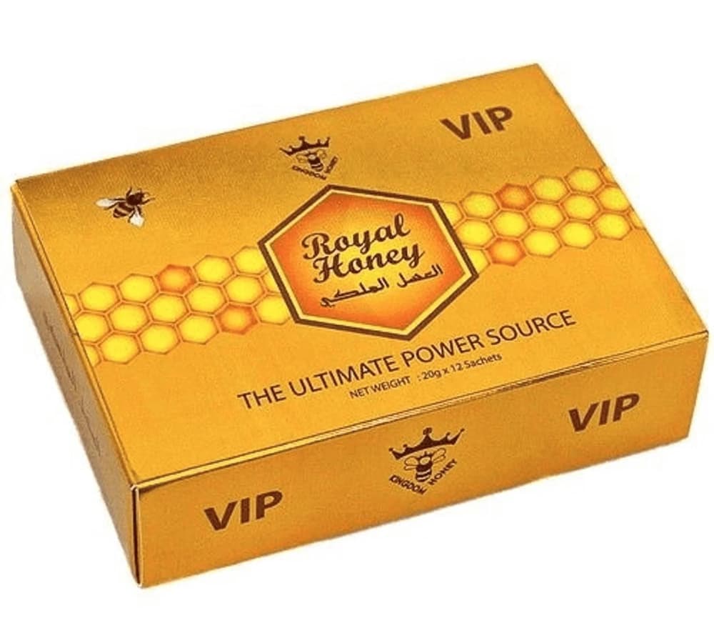 ROYAL HONEY V.I.P. HONEY FOR MEN (BOX OF 12-20G EACH)