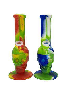 SWP3 - 6" Skull Silicone Water Pipe