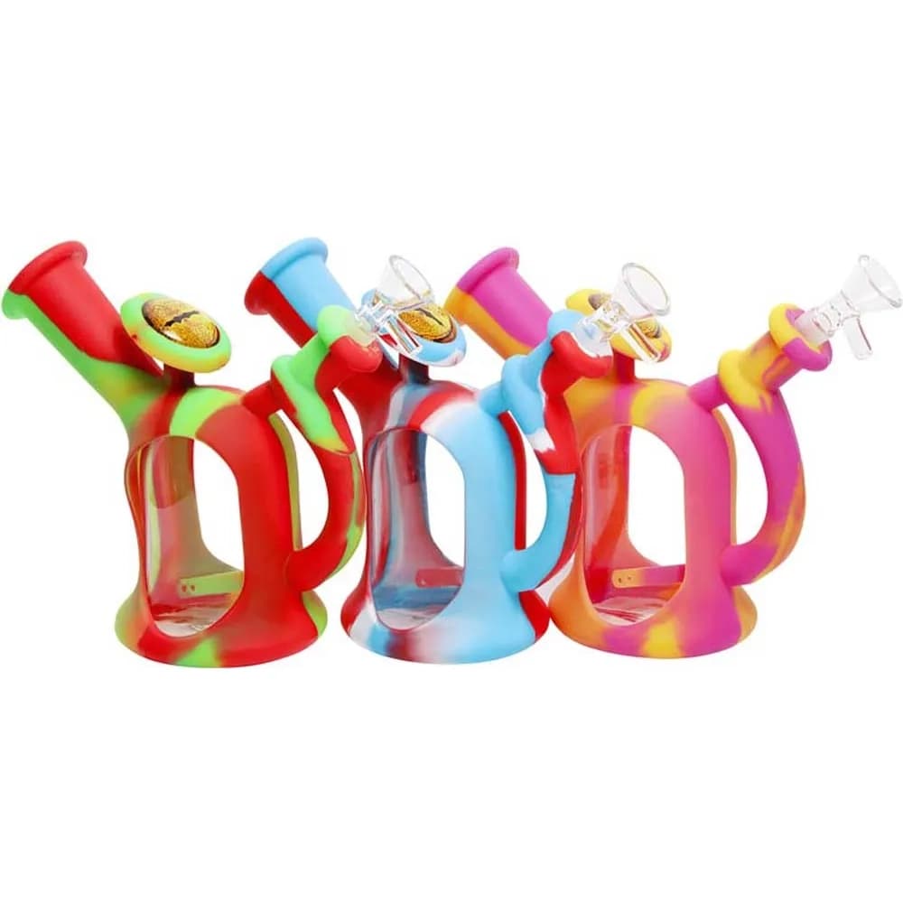 SWP56 - 5" Pendant Silicone Water Pipe