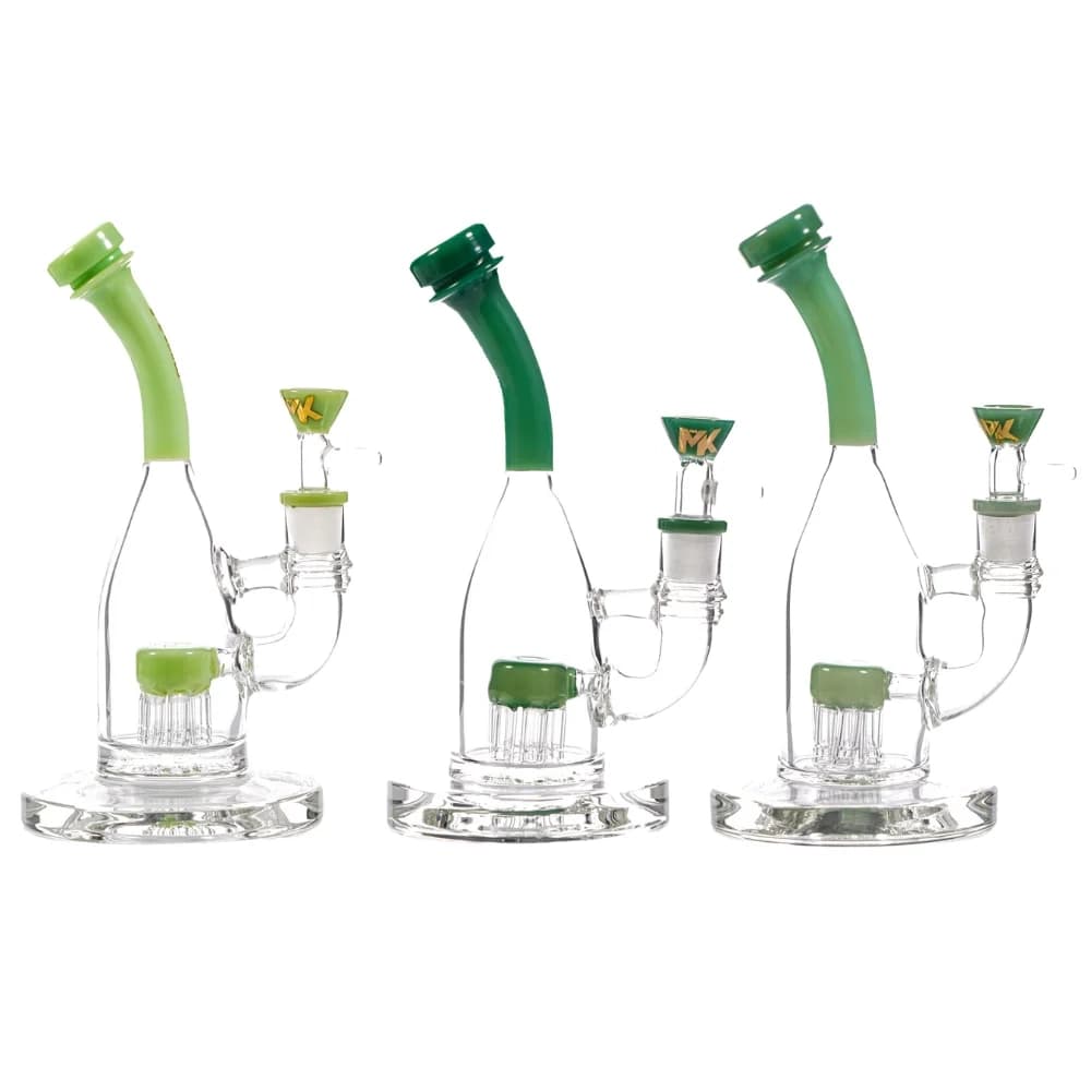 MK76- 8" MK100 6-Arm Perc Rig alternate view