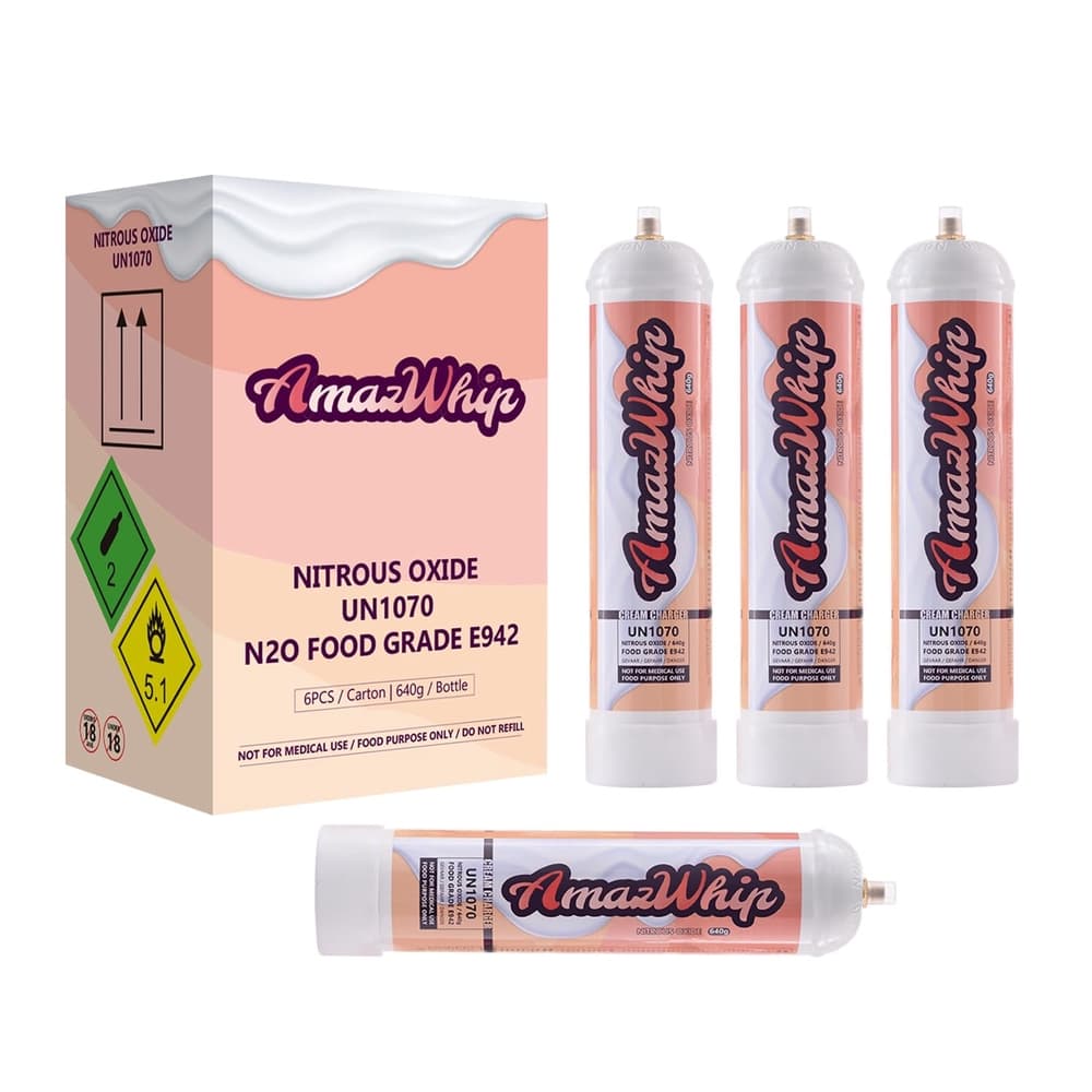 Amazwhip Cream Charger 640g (6pcs)