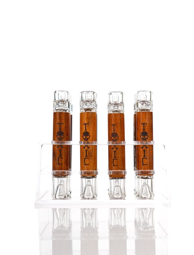 TXH28  Toxic Wooden Pipe (Display of 12) alternate view