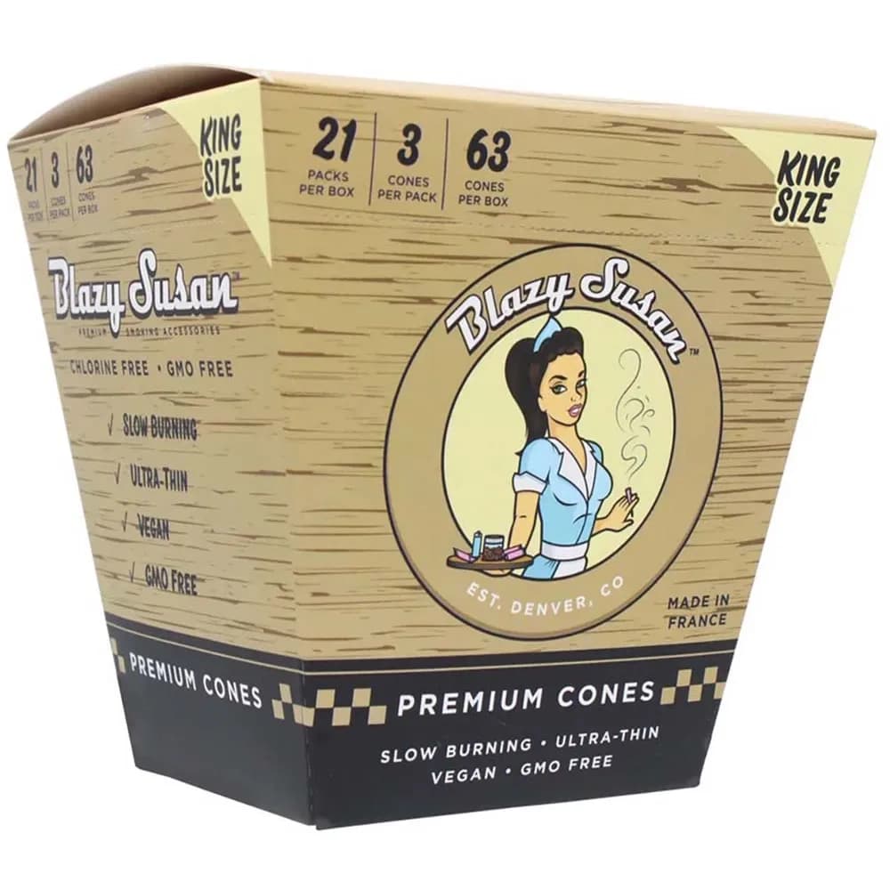 BLAZY SUSAN KING SIZE CONES- NATURAL