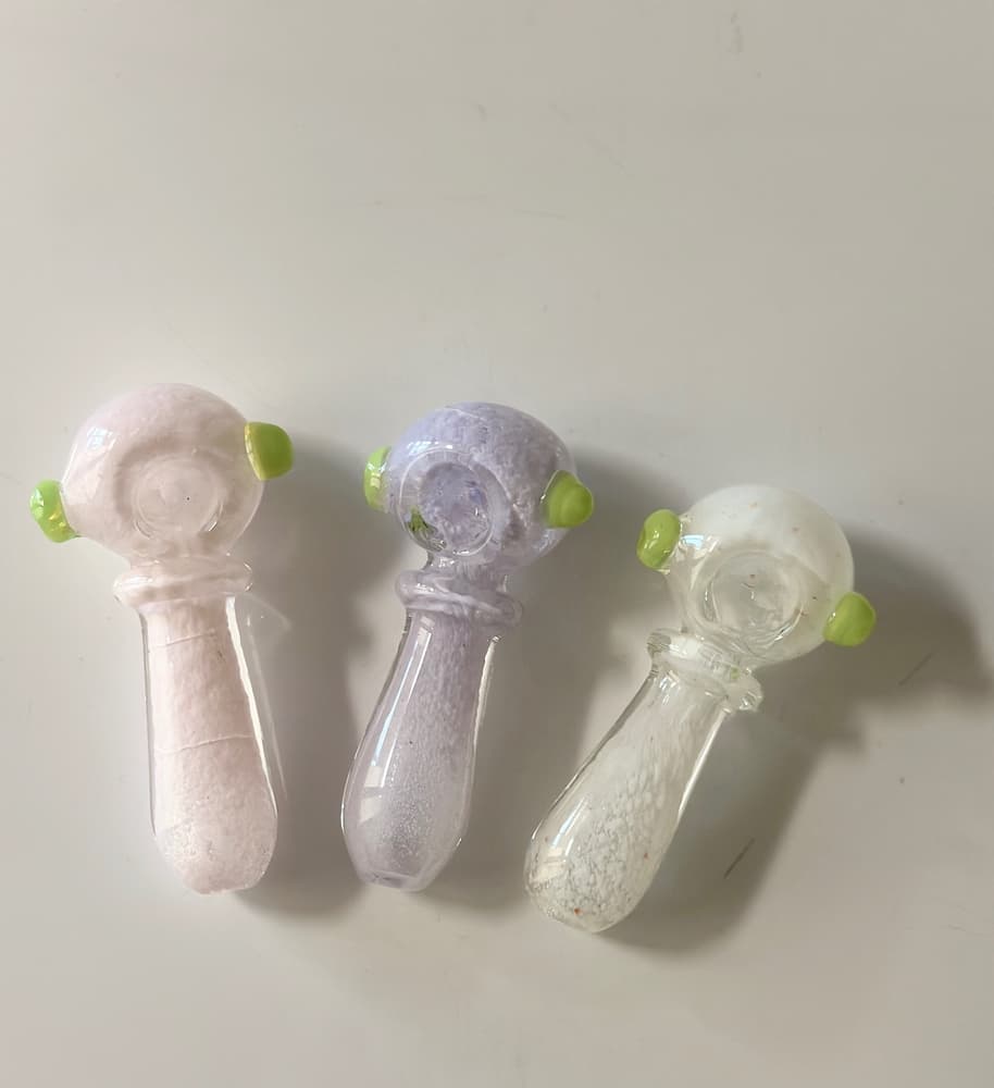 H52 - 4" Dotted Color Handpipes (Pack of 5) (Unit Cost $2.99)