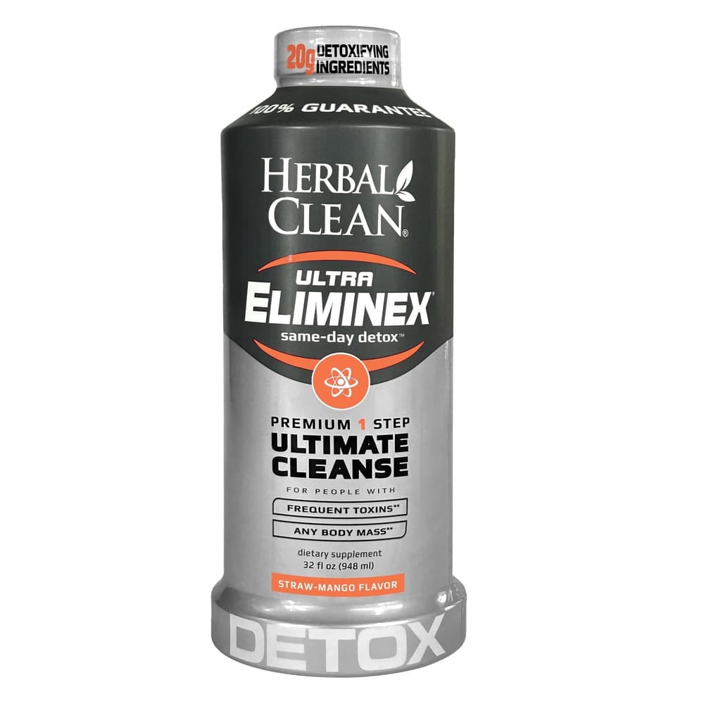 Herbal Clean Eliminex Same Day Detox - 32oz (Straw-Mango Flavor)