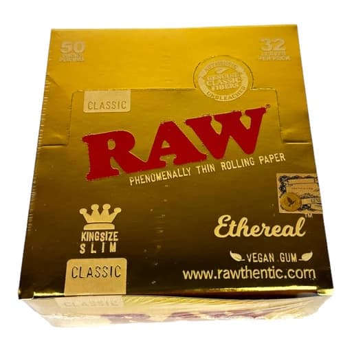 Raw Classic Ethereal King Slim 32 leave per pack - 50pack