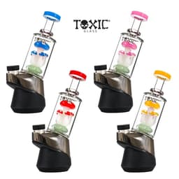 TXAT76 – Toxic Mushroom Puffco Glass Attachment (Compatible With Puffco Peak and Peak Pro)