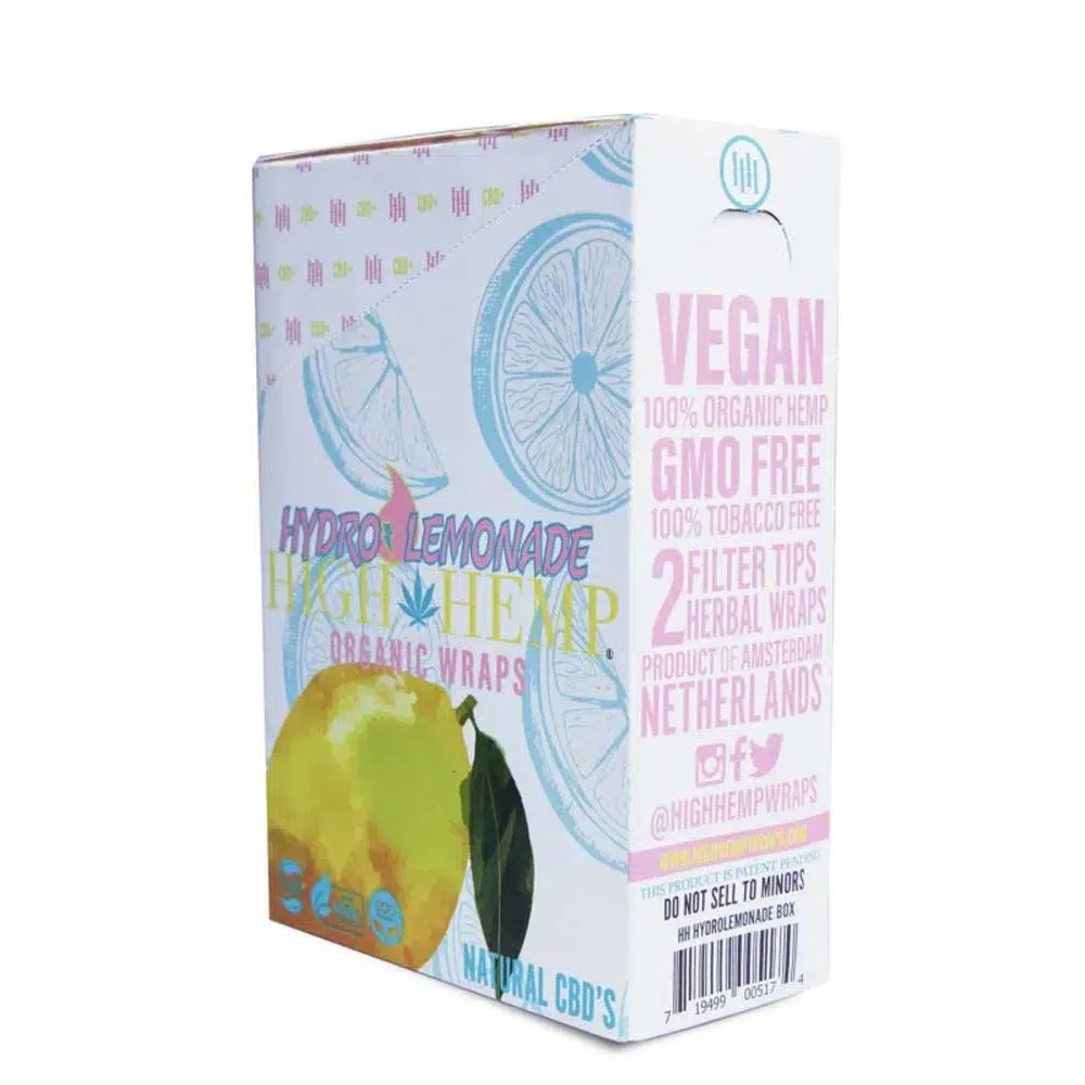 High Hemp Organic Hemp Wraps - Hydro Lemonade