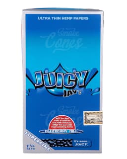 Juicy Jay Ultra Thin 1 1/4 Hemp Papers (24 Packs per Box)